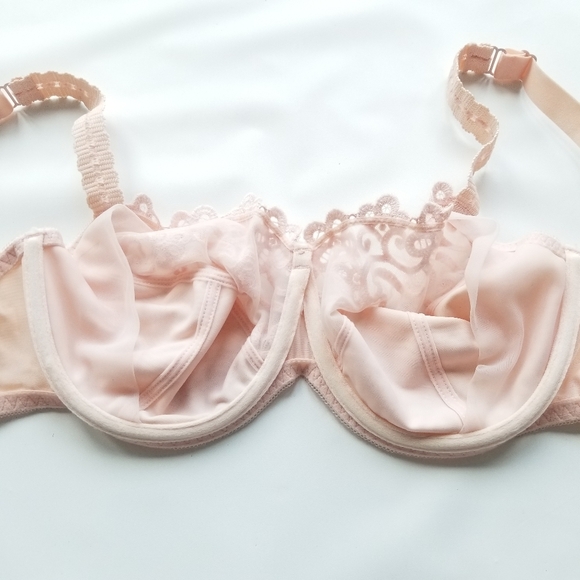 new Fayreform Full Bust Figure Unlined Lace Underwire Bra 32F - Picture 10 of 11